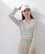 〈a／mie〉ビッグカラーリブニット　　26SS