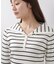 〈a／mie〉ビッグカラーリブニット　　26SS