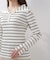 〈a／mie〉ビッグカラーリブニット　　26SS