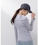 〈a／mie〉ビッグカラーリブニット　　26SS