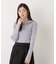 〈a／mie〉ビッグカラーリブニット　　26SS