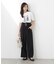 ＜明日香さんコラボ＞ベルト付き美脚ワイドパンツ 26SS