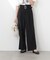 ＜明日香さんコラボ＞ベルト付き美脚ワイドパンツ 26SS