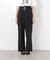 ＜明日香さんコラボ＞ベルト付き美脚ワイドパンツ 26SS