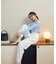 ＜明日香さんコラボ＞ベルト付き美脚ワイドパンツ 26SS