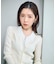 ＜今村朱里さんコラボ＞レイヤード風リブニット 26SS