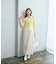 ＜今村朱里さんコラボ＞レイヤード風リブニット 26SS