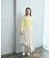 ＜今村朱里さんコラボ＞レイヤード風リブニット 26SS