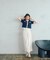 ＜今村朱里さんコラボ＞アシメタックナロースカート 26SS