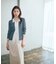 ＜今村朱里さんコラボ＞アシメタックナロースカート 26SS