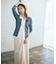 ＜今村朱里さんコラボ＞アシメタックナロースカート 26SS