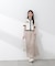 ＜今村朱里さんコラボ＞アシメタックナロースカート 26SS