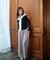 ＜新津のんさんコラボ＞〈a／mie〉トラックパンツ 26SS