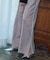 ＜新津のんさんコラボ＞〈a／mie〉トラックパンツ 26SS