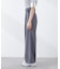 ＜ウォッシャブル＞ベルト付きタックワイドパンツ　26SS