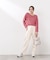 〈a／mie〉カットイージータックパンツ　26SS