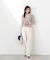 〈a／mie〉カットイージータックパンツ　26SS