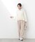 〈a／mie〉カットイージータックパンツ　26SS