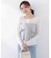 〈a／mie〉リボンニットビスチェ　26SS
