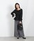 ＜ウォッシャブル＞フリルシャーリングブラウス　26SS