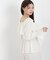 ＜ウォッシャブル＞フリルシャーリングブラウス　26SS