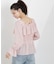 ＜ウォッシャブル＞フリルシャーリングブラウス　26SS