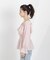 ＜ウォッシャブル＞フリルシャーリングブラウス　26SS