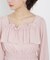 ＜ウォッシャブル＞フリルシャーリングブラウス　26SS