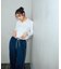 〈a／mie〉ホイップフリルシャツ　26SS