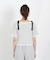 ＜ウォッシャブル／UV＞肩リボンオフショルニット　26SS