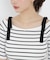 ＜ウォッシャブル／UV＞肩リボンオフショルニット　26SS