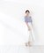 ＜ウォッシャブル／UV＞肩リボンオフショルニット　26SS