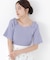 ＜ウォッシャブル／UV＞肩リボンオフショルニット　26SS