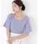 ＜ウォッシャブル／UV＞肩リボンオフショルニット　26SS