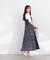 部分シアー半袖ニット 26SS