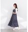 部分シアー半袖ニット 26SS