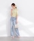 部分シアー半袖ニット 26SS