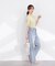 部分シアー半袖ニット 26SS