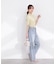 部分シアー半袖ニット 26SS