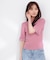 部分シアー半袖ニット 26SS