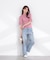 部分シアー半袖ニット 26SS