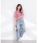 部分シアー半袖ニット 26SS