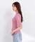 部分シアー半袖ニット 26SS