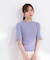 部分シアー半袖ニット 26SS