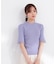 部分シアー半袖ニット 26SS