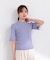 部分シアー半袖ニット 26SS