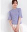 部分シアー半袖ニット 26SS