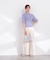 部分シアー半袖ニット 26SS