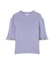 部分シアー半袖ニット 26SS