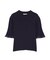 部分シアー半袖ニット 26SS